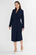 Купить Пальто демисезонное темно-синего цвета 41803TS, фото 2