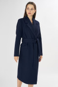 Купить Пальто демисезонное темно-синего цвета 41803TS, фото 6