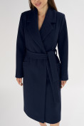 Купить Пальто демисезонное темно-синего цвета 41803TS, фото 8