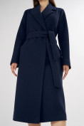 Купить Пальто демисезонное темно-синего цвета 41803TS, фото 9