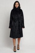 Купить Пальто женское зимнее черного цвета 41881Ch