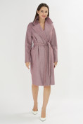 Купить Пальто демисезонное фиолетового цвета 42038F