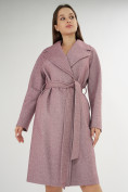 Купить Пальто демисезонное фиолетового цвета 42038F, фото 10