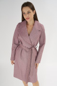 Купить Пальто демисезонное фиолетового цвета 42038F, фото 7