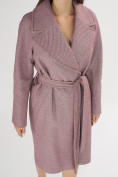 Купить Пальто демисезонное фиолетового цвета 42038F, фото 8