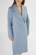 Купить Пальто демисезонное голубого цвета 42105Gl, фото 8