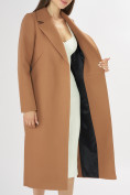 Купить Пальто демисезонное коричневого цвета 42105K, фото 10