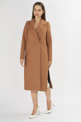 Купить Пальто демисезонное коричневого цвета 42105K, фото 2