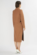 Купить Пальто демисезонное коричневого цвета 42105K, фото 4