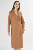 Купить Пальто демисезонное коричневого цвета 42105K, фото 5