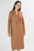 Купить Пальто демисезонное коричневого цвета 42105K, фото 6