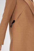 Купить Пальто демисезонное коричневого цвета 42105K, фото 7