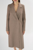 Купить Пальто демисезонное темно-коричневого цвета 42105TK, фото 16