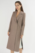 Купить Пальто демисезонное темно-коричневого цвета 42105TK, фото 5