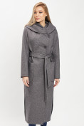 Купить Пальто демисезонное серого цвета 42107Sr, фото 3