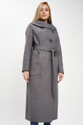 Купить Пальто демисезонное серого цвета 42107Sr, фото 6