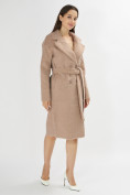 Купить Пальто зимняя женская бежевого цвета 42114B, фото 4