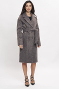 Купить Пальто зимняя женская темно-серого цвета 42114TC