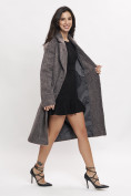 Купить Пальто зимняя женская темно-серого цвета 42114TC, фото 12