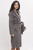 Купить Пальто зимняя женская темно-серого цвета 42114TC, фото 2