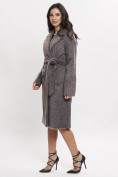 Купить Пальто зимняя женская темно-серого цвета 42114TC, фото 3