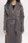 Купить Пальто зимняя женская темно-серого цвета 42114TC, фото 7