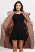 Купить Пальто демисезонное коричневого цвета 42116K, фото 12