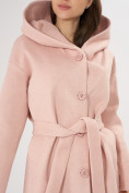 Купить Пальто демисезонное розового цвета 42116R, фото 13