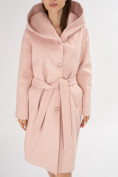 Купить Пальто демисезонное розового цвета 42116R, фото 7
