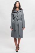 Купить Пальто демисезонное серого цвета 42116Sr