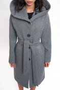 Купить Пальто демисезонное серого цвета 42116Sr, фото 12