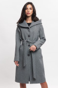 Купить Пальто демисезонное серого цвета 42116Sr, фото 3