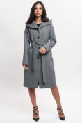 Купить Пальто демисезонное серого цвета 42116Sr, фото 4