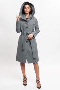 Купить Пальто демисезонное серого цвета 42116Sr, фото 7