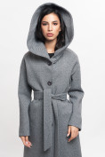Купить Пальто демисезонное серого цвета 42116Sr, фото 9