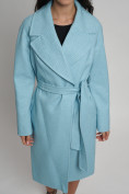 Купить Пальто демисезонное  бирюзового цвета 4263Br, фото 10