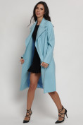 Купить Пальто демисезонное  бирюзового цвета 4263Br, фото 13