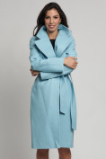 Купить Пальто демисезонное  бирюзового цвета 4263Br, фото 3