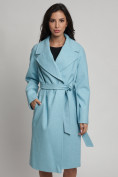 Купить Пальто демисезонное  бирюзового цвета 4263Br, фото 8