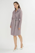 Купить Пальто демисезонное фиолетового цвета 4263F, фото 3