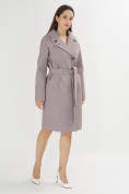Купить Пальто демисезонное фиолетового цвета 4263F, фото 4