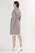 Купить Пальто демисезонное фиолетового цвета 4263F, фото 6