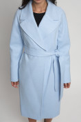 Купить Пальто демисезонное голубого цвета 4263Gl, фото 10