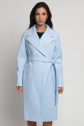 Купить Пальто демисезонное голубого цвета 4263Gl, фото 8