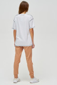 Купить Женские футболки с вышивкой белого цвета 4309Bl, фото 2