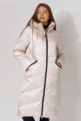 Купить Пальто утепленное зимнее женское  белого цвета 442152Bl, фото 10