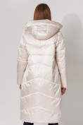 Купить Пальто утепленное зимнее женское  белого цвета 442152Bl, фото 15