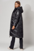 Купить Пальто утепленное зимнее женское  черного цвета 442152Ch, фото 12