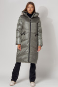 Купить Пальто утепленное зимнее женское  цвета хаки 442152Kh