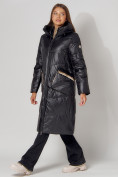 Купить Пальто утепленное зимнее женское  бежевого цвета 442155B, фото 3
